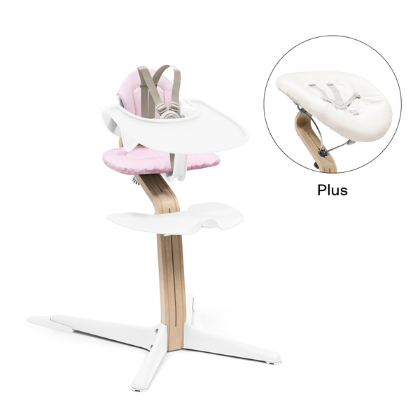 Stokke® Nomi® White High Chair Bundle with Newborn Set