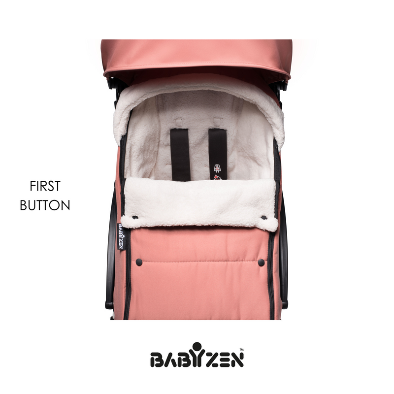 Babyzen yoyo top footmuff ginger